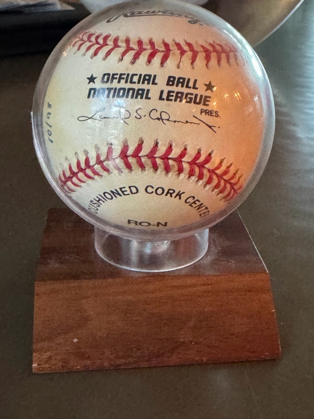 MLB Rawlings Official National League Baseball from 1998 - Red Stitching